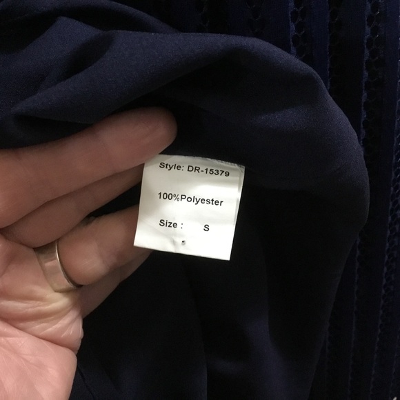 NWOT Gorgeous Pink Martini royal blue lace dress - Picture 10 of 15